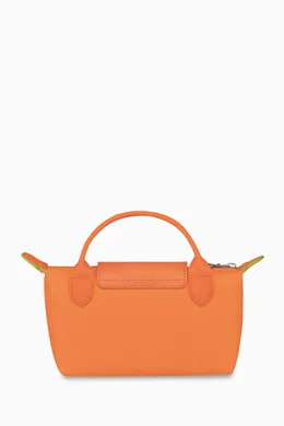 Longchamp orange bag shop