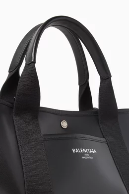 Buy Balenciaga Black Small Biarritz Tote Bag in Calfskin For