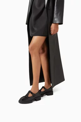 【送料&関税込】Coach Black Leather Liv Mary Jane Monk Strap Coach Liv Mary Jane Pumps | Black | FARFETCH ID