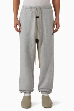 Buy Fear of God Essentials Grey Essential Sweatpants in Fleece For Men Online Ounass UAE
