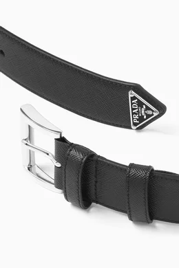 PRADA正規品/送料関税込み triangle logo belt PRADA正規品/送料関税込み triangle logo belt