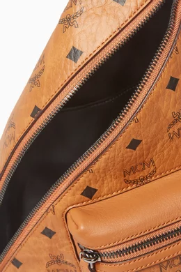 Mcm mini sling bag top