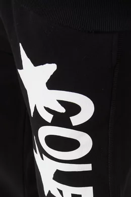 Buy Cole Buxton Black 4 star Sweatpants in Cotton fleece For Men Online Ounass UAE
