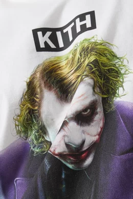 Buy Kith White x Batman Joker Vintage T-shirt in Cotton For