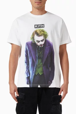 堂々スタイルアップ【Kith】x Batman Joker Tシャツ kith BATMAN joker tee 白 XL