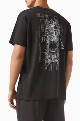 トップス Kith x Batman Schematics Vintage Tee S Buy Kith Black x Batman Schematics Vintage T-shirt in Cotton For