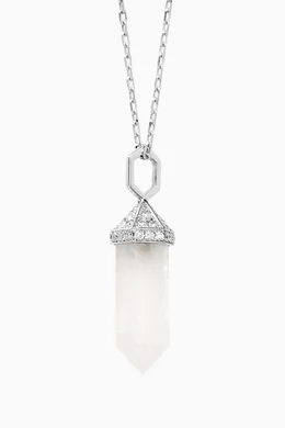 Milky quartz necklace store