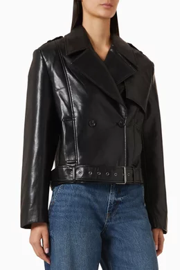 ジャケット ANINE BING Women Leather Jackets A 01 10189 000 BLACK Anine Bing Leather jacket - Black - Women | A0110189000
