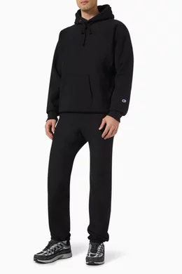 Buy Champion Black Reverse Weave Sweatpants in Cotton For Men Online Ounass UAE