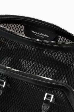 送料関税込_Maison Margiela Mesh Sac Classique Mini Handbag Buy Maison Margiela Black Mini Sac Classique Bag in Mesh For