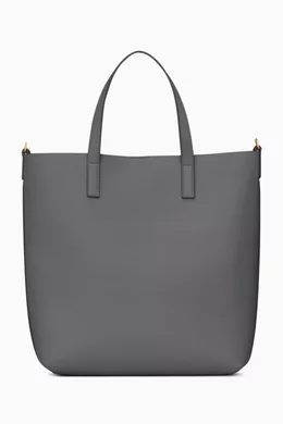 Buy SAINT LAURENT Grey Toy Shopping Tote Bag in Leather For Women Online Ounass UAE