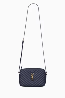 Ysl lou camera bag navy top