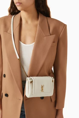 Buy SAINT LAURENT White Mini Nolita Bag in Quilted Leather For Women Online Ounass UAE