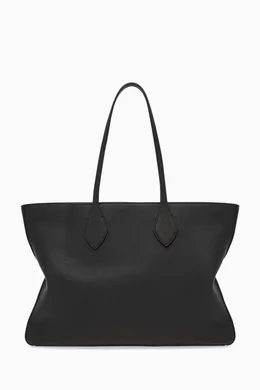 Buy Ferragamo Black Classic Tote Bag in Calfskin For Women