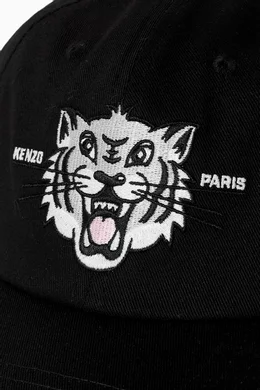 【Kenzo】 Varsity Cotton Cap Black ★送料・関税込★大人気★ Kenzo Varsity Cotton Cap Black ケンゾー キャップ 帽子 (KENZO