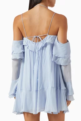shona joy ruched halter mini dress Shona Joy Angelica Ruched Open Back Halter Mini Dress