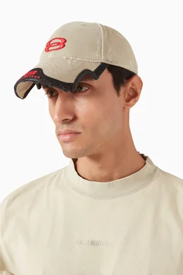 Buy Balenciaga Neutral Unity Sports Icon Baseball Cap in Cotton