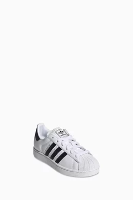 Buy adidas White Superstar II Sneakers in Leather For Women Online | Ounass  UAE