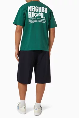 Buy Neighborhood Green x Malbon Golf T-shirt in Cotton For Men