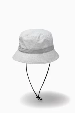 Buy Neighborhood White x Malbon Golf Bucket Hat in Nylon-taffeta