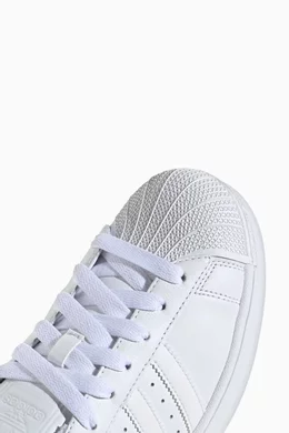 Buy adidas White Superstar II Sneakers in Leather For Men Online | Ounass  UAE