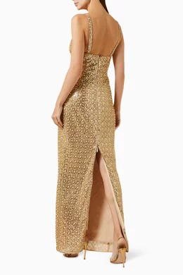 allegra sequin maxi dress Allegra Sequin Maxi Dress