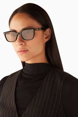 Buy Gentle Monster Black Breezebe 01 Sunglasses in Acetate