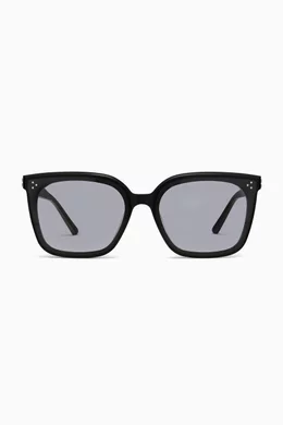 Buy Gentle Monster Black Piana 01 Sunglasses in Acetate For UNISEX
