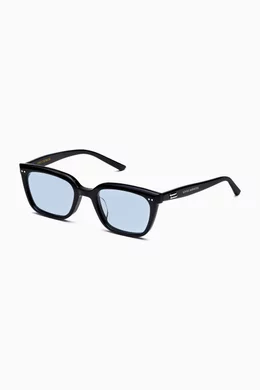 Buy Gentle Monster Black Breezebe 01 Sunglasses in Acetate