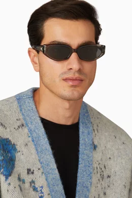 Buy Gentle Monster Brown Devon BRC17 Cat-eye Sunglasses in
