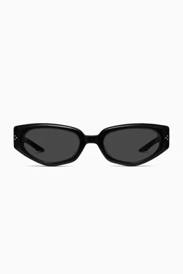 Buy Gentle Monster Black Devon 01 Sunglasses in Acetate For UNISEX