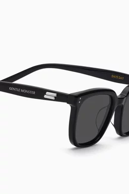 Buy Gentle Monster Black Days Day 01 Sunglasses in Acetate For
