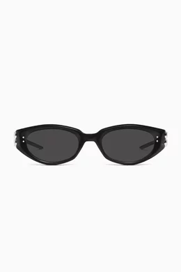Buy Gentle Monster Black Kunst 01 Sunglasses in Acetate For UNISEX