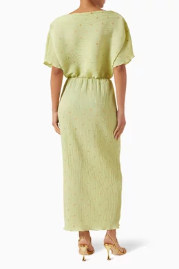 Buy Never Fully Dressed Green Tilly Maxi Dress For Women Online | Ounass UAE