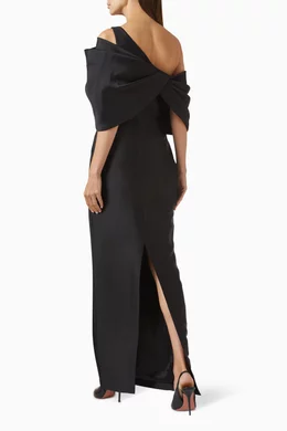 Buy Solace London Black Davina Maxi Dress For Women Online