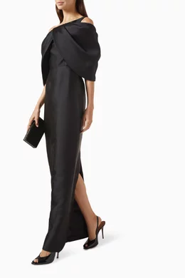 Buy Solace London Black Davina Maxi Dress For Women Online