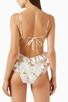 Buy Zimmermann Neutral Lucky Waterfall Frill One-piece