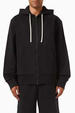 BECKHAM X BOSS▼Zip-up Hoodie▼ジップアップフーディ BOSS - BECKHAM x BOSS zip-up hoodie in mercerised cotton