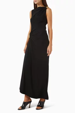 ワンピース Bottega Veneta Black Viscose Jersey Dress Bottega Veneta® Women's Viscose Jersey Dress in Black. Shop