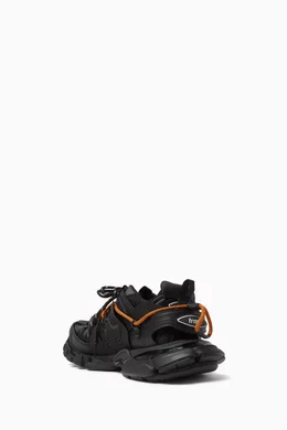 Buy Balenciaga Black Track Trail Laces Sneakers For Men Online