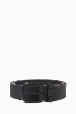Buy Balenciaga Black Suit Belt in Leather For Men Online | Ounass UAE