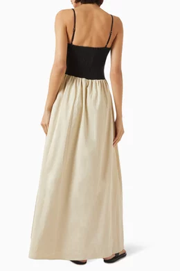 in my mouth black dresses genre Ada Long Sleeve Midi