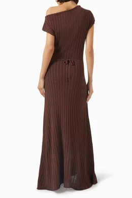 bowie natural knit maxi dress Dissh Bowie Natural Knit Maxi Dress