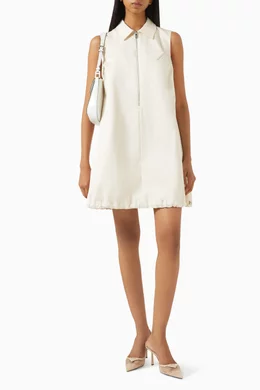 Prada ミニドレス Chino mini-dress 関税込 Prada☆ セーフティピン ミニドレス (PRADA/ワンピース