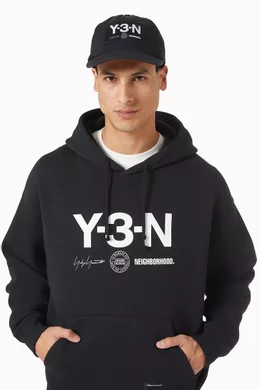 Buy Y-3 Black x Neighborhood Baseball Cap in Cotton-twill For Men