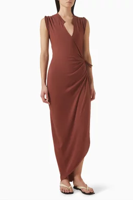 long black dress with high slits High Slit SHIRT Dresses – Allaboutbeauties main image 1