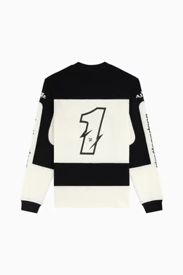 Buy Aimé Leon Dore Multicolour Long-Sleeve Mesh Enduro Tee For Men