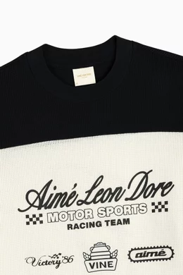 Buy Aimé Leon Dore Multicolour Long-Sleeve Mesh Enduro Tee For Men