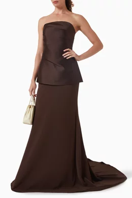 alia brown dress AALIYAH  CHRISTIE BROWN