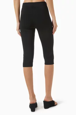 Buy SKIMS Black Refined Knit Capri Pants For Women Online | Ounass UAE